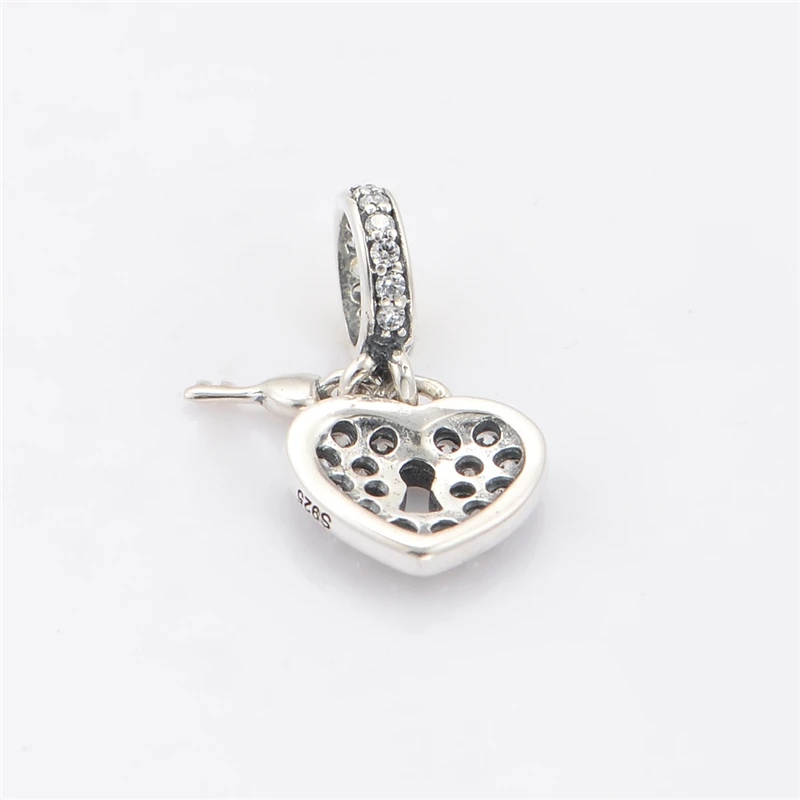 Подвески с замком для влюбленных новый дизайн 925 сделай сам бусины подходят браслетов из стерлингового