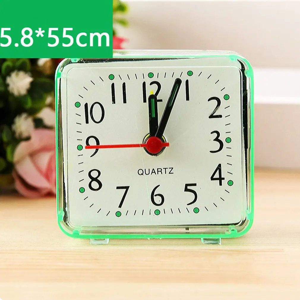 Современные квадратные часы будильник спальня Настольная кровать будильники