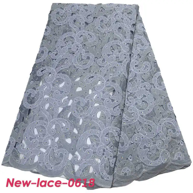 Новое поступление 2019 вышитая Тюлевая кружевная ткань в африканском стиле из