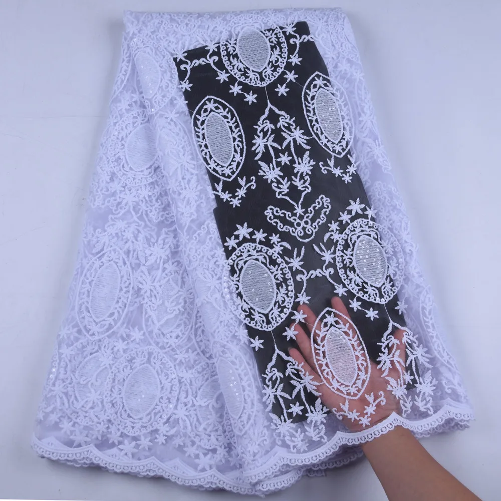 Африканские персиковые кружева вышитые нигерийские ткань высокого качества