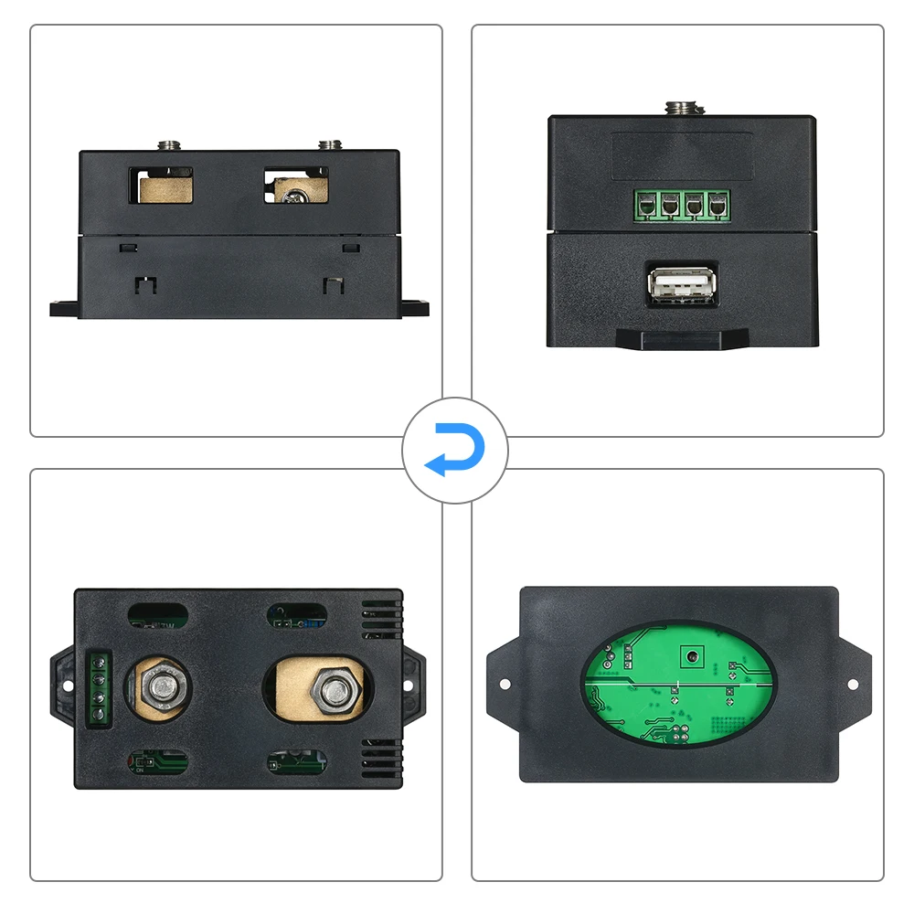 VAT-4300 DC 0,01-400 V 0,1-300A Многофункциональный беспроводной цифровой двунаправленный измеритель напряжения тока Вольтметр ват4300