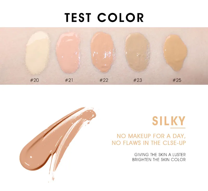 IMAGIC отбеливающий увлажняющий HD Жидкий тональный крем Highlight Shadow Makeup Cosmetic