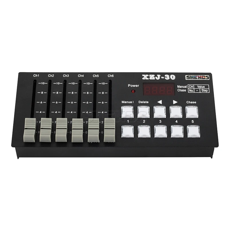 Сценическое оборудование для управления беспроводной зарядкой DMX Console30 Светодиодный прожектор с плоской паровой/подвижной головкой/точечным освещением для дискотеки, ночного клуба