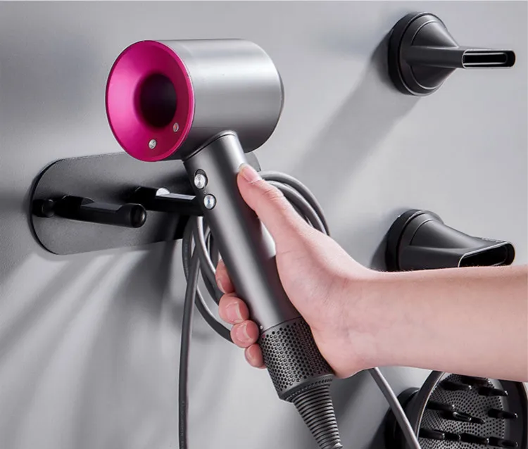 Держатель фен Dyson Фен держатель настенный кронштейн клей/Винты Монтажные Стойки органайзер для Dyson Supersonic волос Удар drye