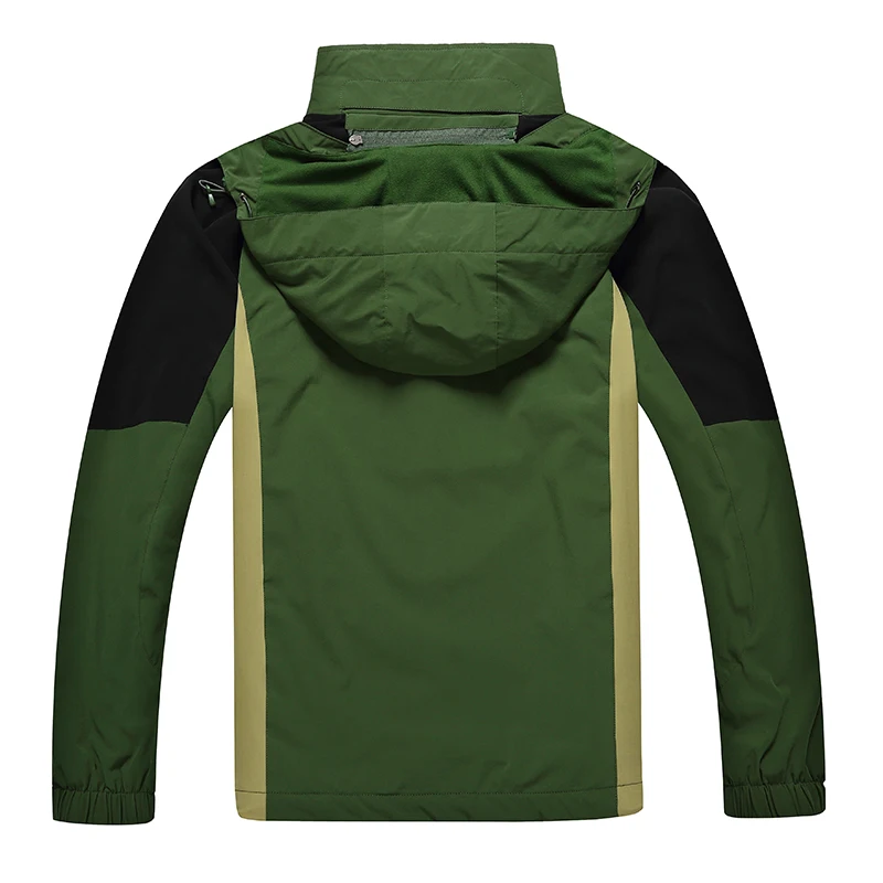 2017 new plus size 8XL 7XL 6XL Soft Shell MilitaryTactical Jacket Men Waterproof Autumn and winte Warm Coat Camo Army Clothing | Мужская
