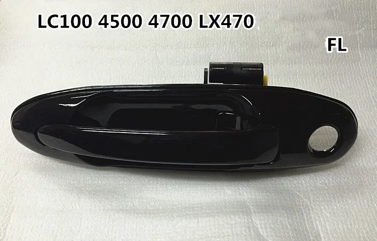 Osmrk набор автомобильных наружных дверных ручек для Toyota Land Cruiser LC100 4500 4700, lexus LX470 1998-2007 - Цвет: black rear door L