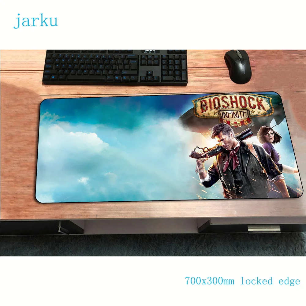 Коврик для мыши bioshock 700x300x3 мм компьютерный коврик геймер милый геймпад ПК игровой