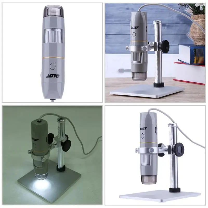 Portable 500x Polarized Light USB Microscope 5.0MP Digital Video Camera with 8LED for Semiconductor Testing