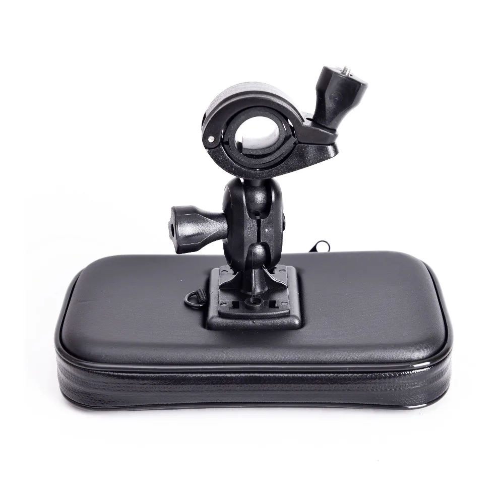 inizeal 360 rotating waterproof bike phone holder bag motorcycle stand soporte movil moto outdoor support for all smartphone free global shipping