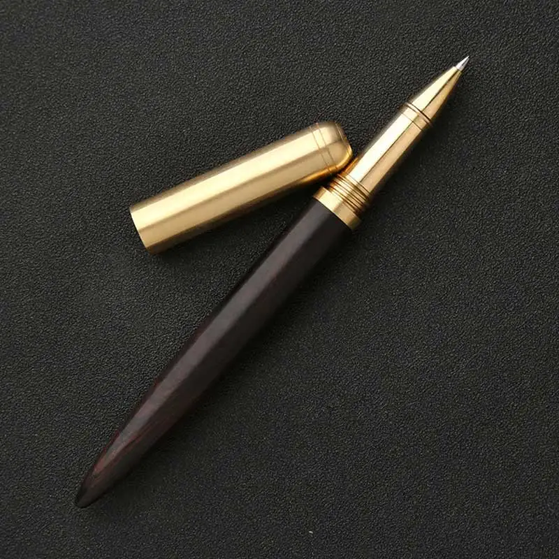 signing pen-7 Творческий латунь сандалового дерева ручка высокого качества Бизнес перьевая ручка, подпись ручка персонализированные коллекция подарочная ручка канцелярских принадлежностей - Цвет: signing pen-7