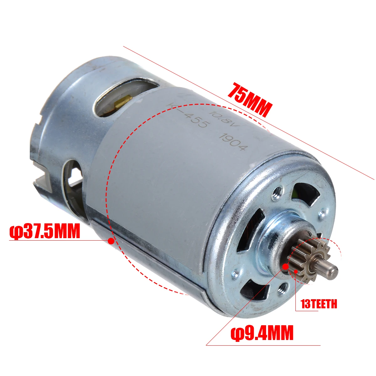 10,8 V/12 V 13 зубы мотор Замена для BOSCH GSR10.8-2-LI GSR120-LI GSR10.8V-LI-2 для мотора Запчасти аксессуары