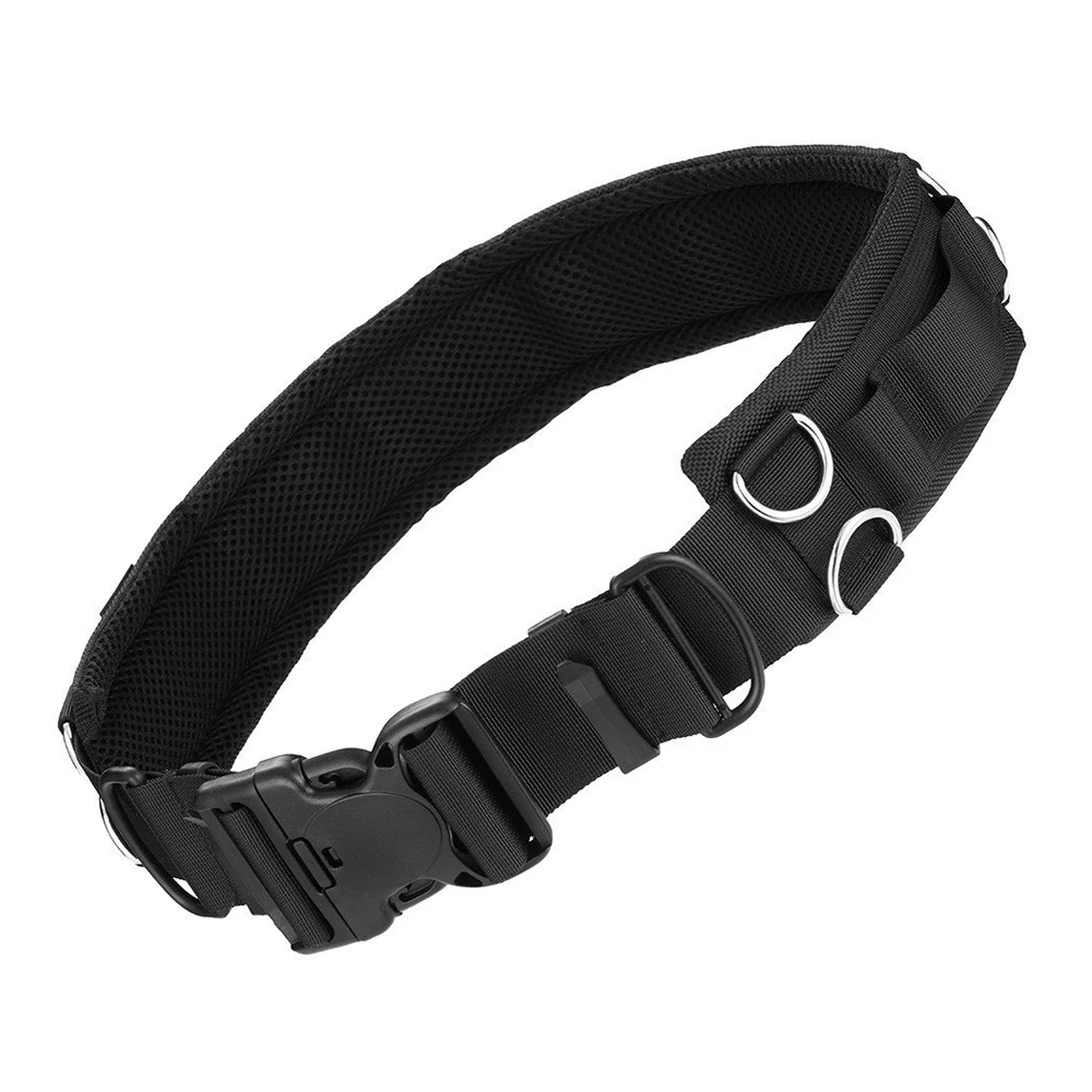 Adjustable Black Waist Strap DSLR Camera Belt Nylon Functional Lens Bag Buckle for | Электроника
