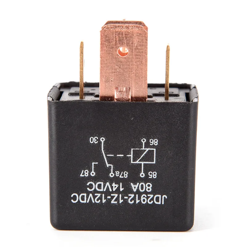 1PC 12V 80A 5Pin DC AMP SPDT Relay Practical Auto Universal Waterproof Black Car | Обустройство дома
