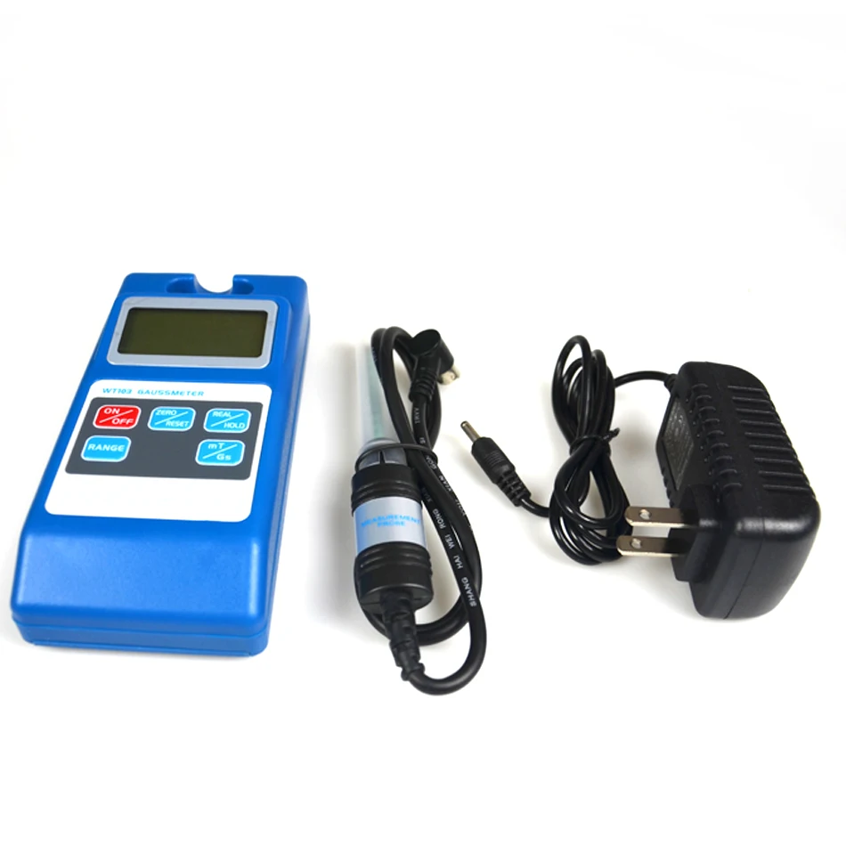 WT103 Gaussmeter гауссовый счетчик тесламетром аппарат измеритель напряженности поля
