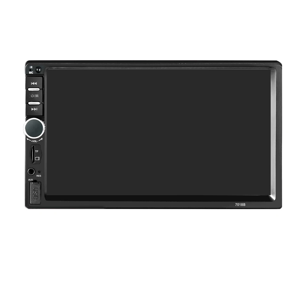 Hevxm 2 Din " автомобильный Радио HD Авторадио lcd сенсорный экран автомобильный стерео MP5 плеер Поддержка камеры заднего вида с пультом дистанционного управления 7018B