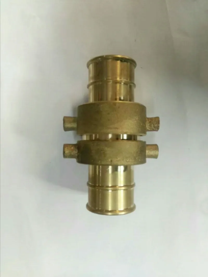 Латунный переходник для пожарного шланга быстроразъемный Соединитель с резьбой