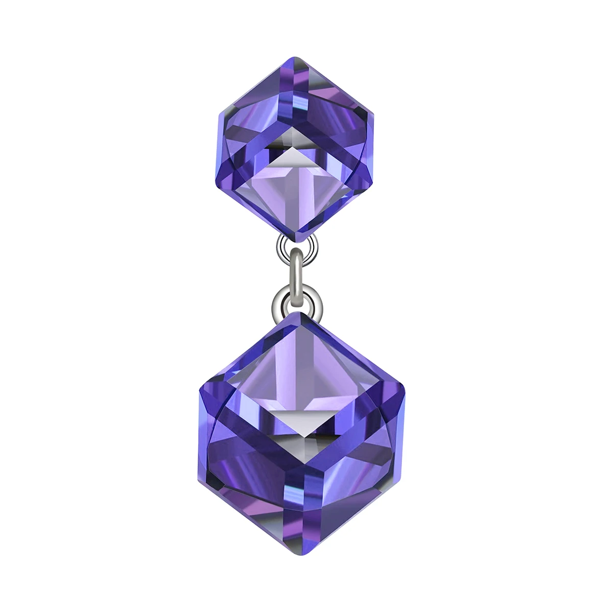 Niumike Embellished with crystals from Swarovski Stud Earrings Women Cubic Crystal Fashion Cute Dangle | Украшения и аксессуары