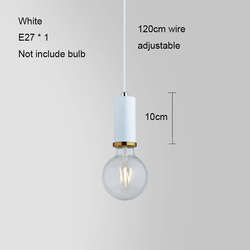 17 no bulb E27 подвесные светильники Светодиодный современный подвесной висячий светильник Настенный светильник Промышленный DIY нордическая лампа для Спальня Гостиная Кухня Ресторан - Цвет корпуса: 17 no bulb