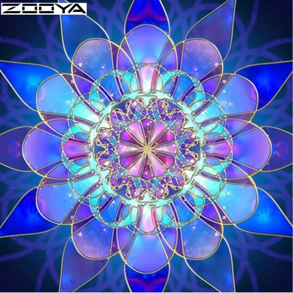 

ZOOYA Diamond Painting Cross Stitch Diamond Mosaic Mandala Handmade Kits Diamond Embroidery Pattern Rhinestones Paintings F951
