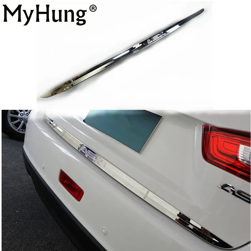 

For Mitsubishi ASX 2013 2014 2015 2016 Car Rear guard rear Trunk Trim High Quality Stainless Steel Car-styling Auto Accessories