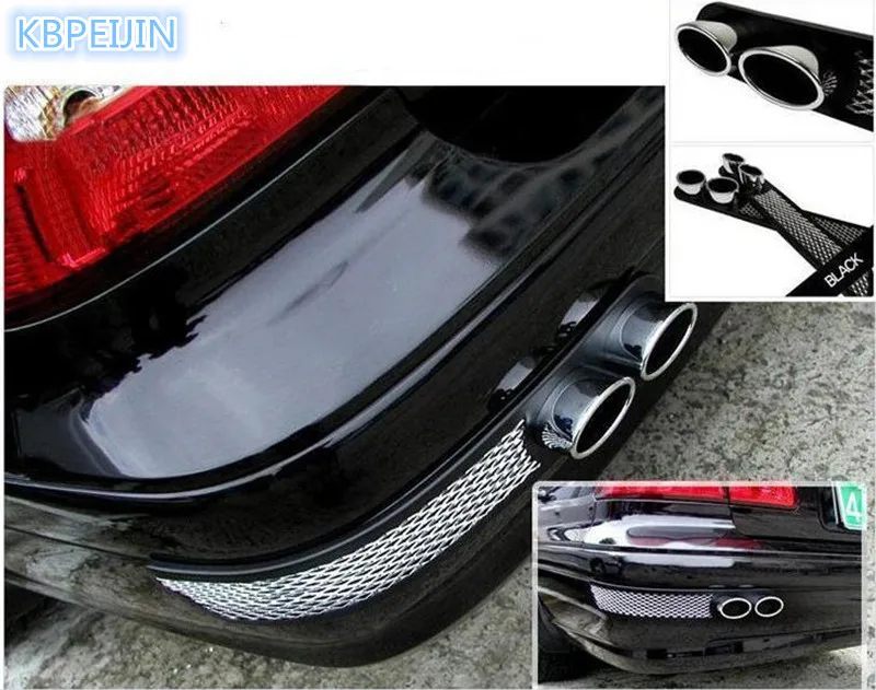 

HO 3D Car Styling Automobiles Carbon Exhaust Stickers For SUBARU Forester 2014 2016 2009 Outback impreza Legacy Accessories 2pcs