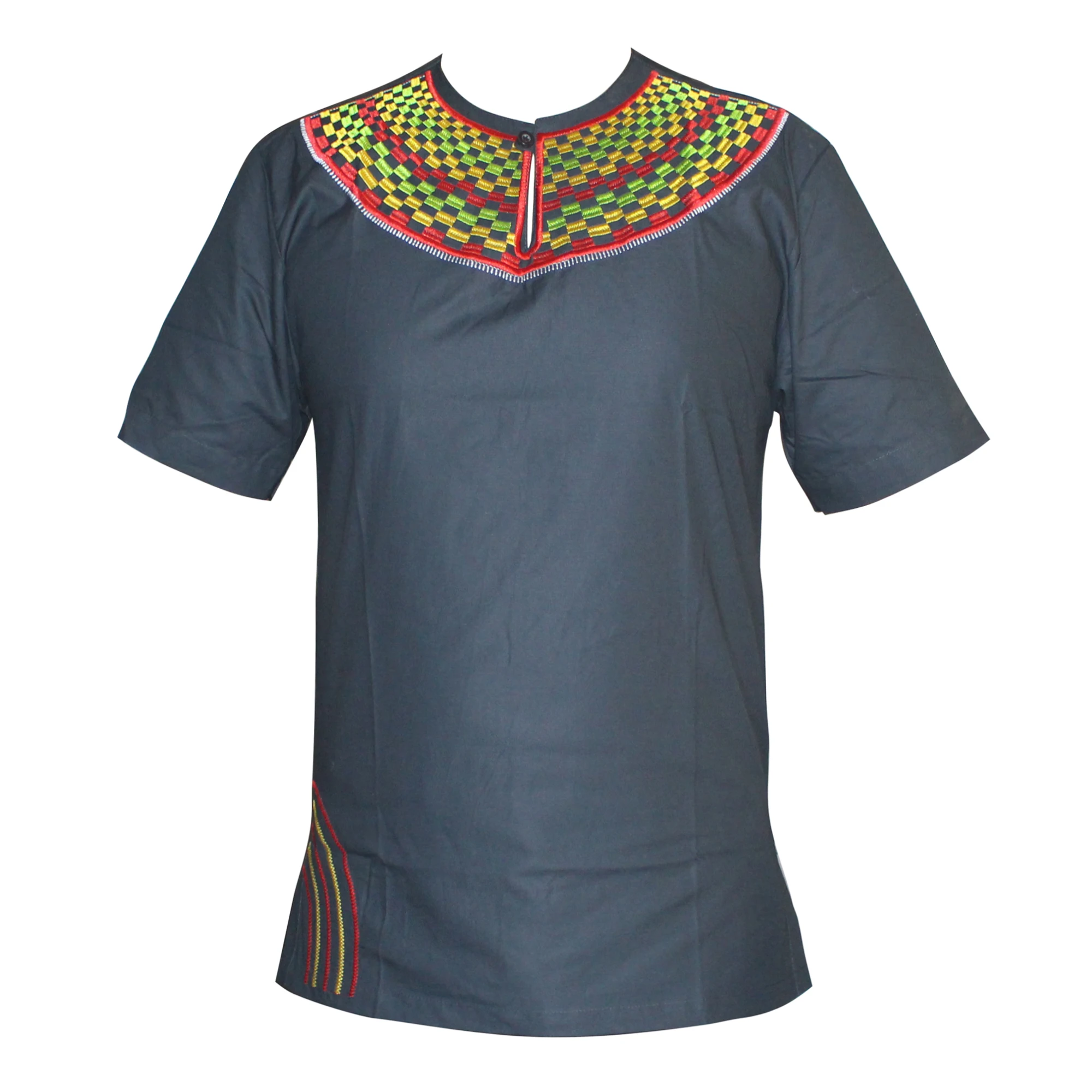 Женский топ с вышивкой в африканском стиле Классический Топ dashiki 2019|Поло| |