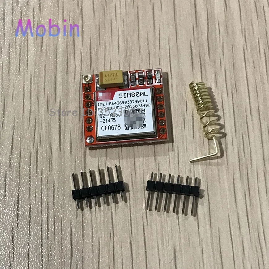 2 шт./лот SIM800L GPRS GSM модуль PCB Micro SIM плата четырехдиапазонная Бортовая основная TTL