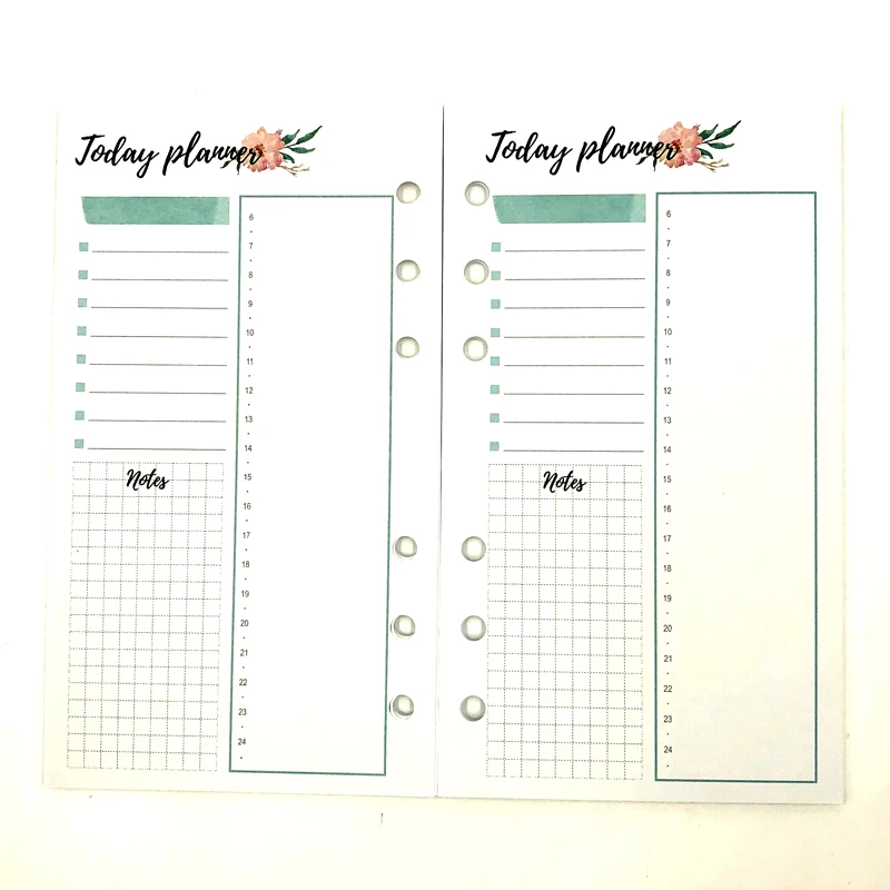 Date Lovedoki A5A6 планировщик Заправка для Filofax Dokibook спиральный блокнот с 6 отверстиями вкладыш дневник Внутренний сердечник школьные канцелярские принадлежности - Цвет: Date