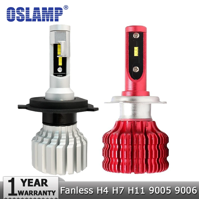 Oslamp светодио дный H4 Здравствуйте Lo луч фар автомобиля луковицы H11 9005 9006 H7 авто