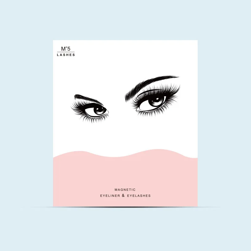 New Magnetic Eyelashes with A Set of Natural Eyelashes False Eyelashes Magentic Liquid Eyeliner+ A Tweezers Full Set TSLM2