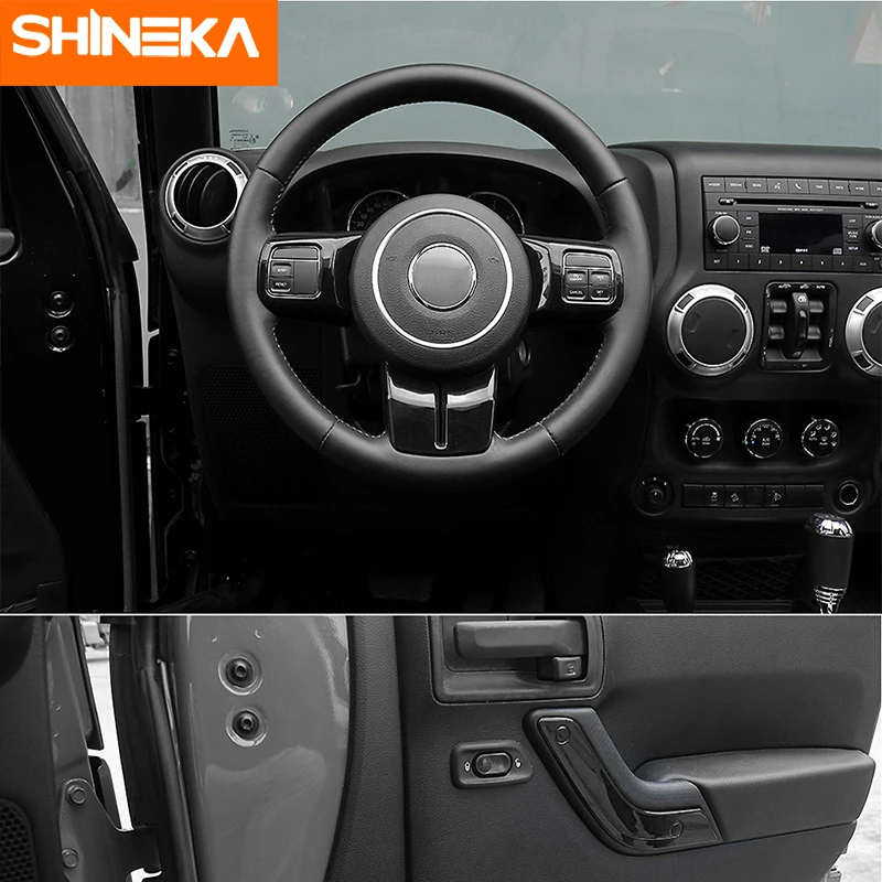 Молдинги для салона автомобиля SHINEKA 2 двери 10 шт. обшивка рулевого колеса