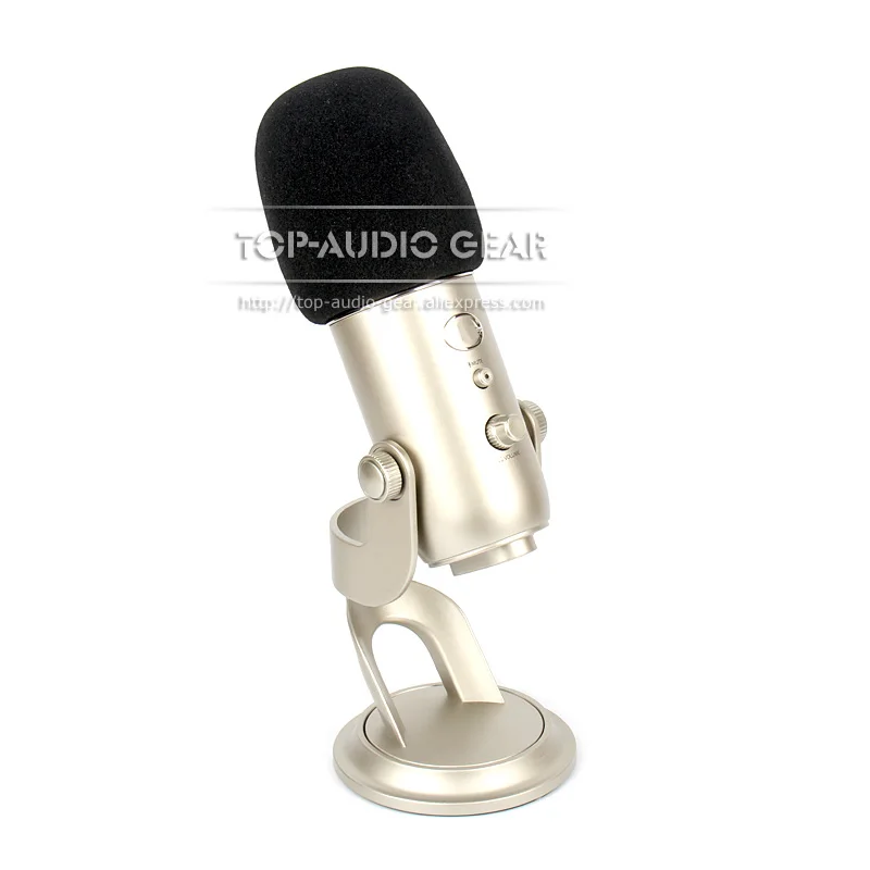 Top Quality Windscreen Microphone Sponge Mic Windproof Dustproof For Blue Yeti Pro USB Pop Filter Windshield Cover Foam Screen