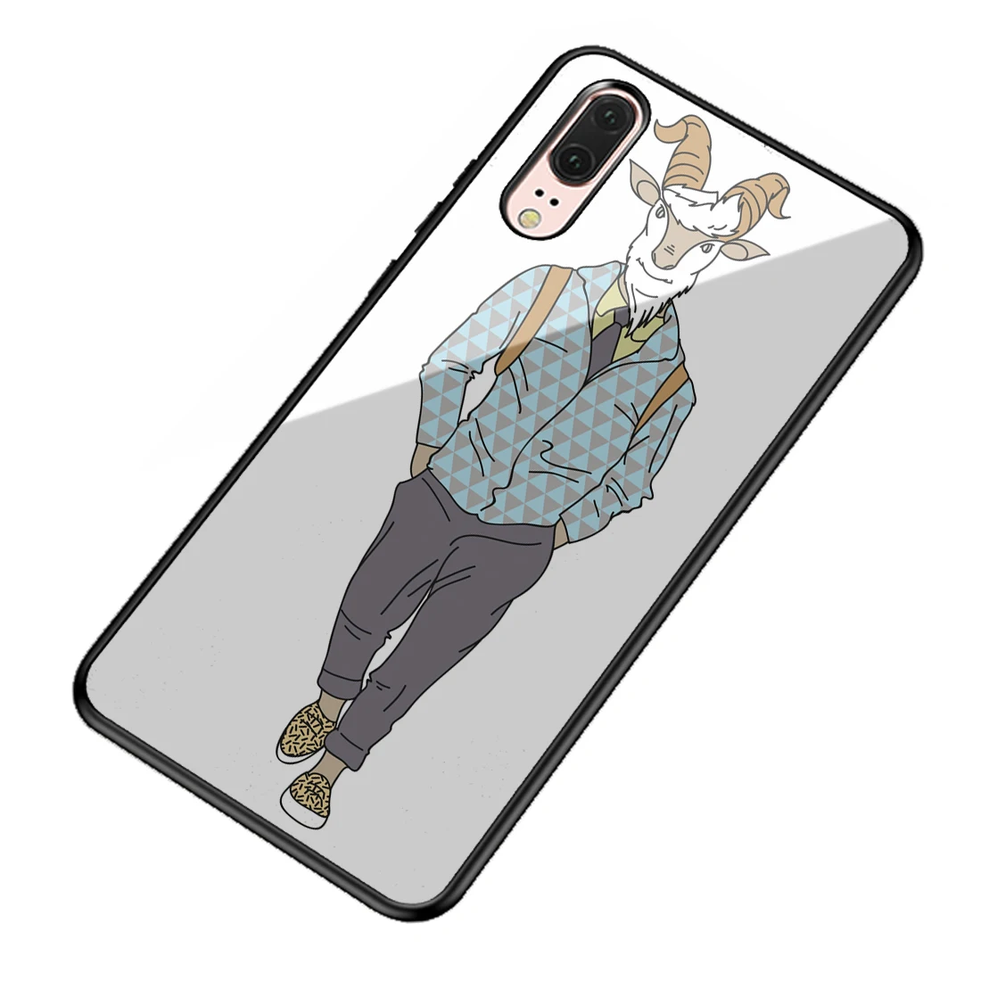 Чехол для huawei P20/P20 Плюс/P20 Lite закаленное Стекло силиконовый чехол мягкий край