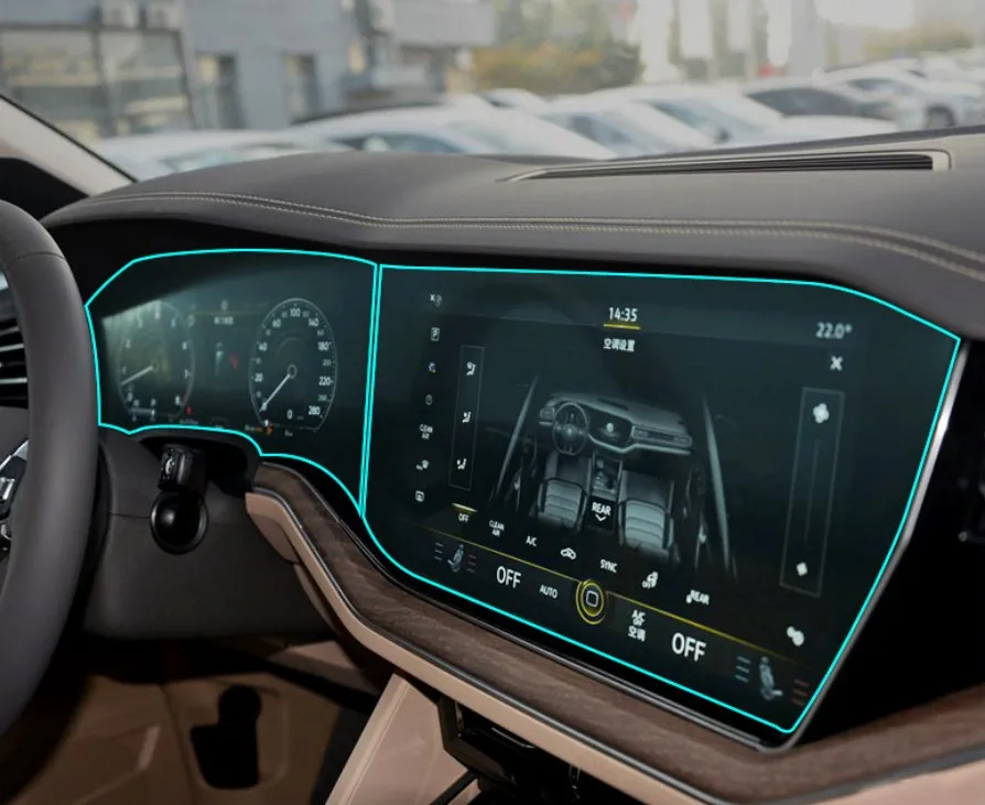 

Высококачественная Автомобильная панель приборной панели из ТПУ, защитная пленка для экрана приборной панели навигации, Защитная пленка д...