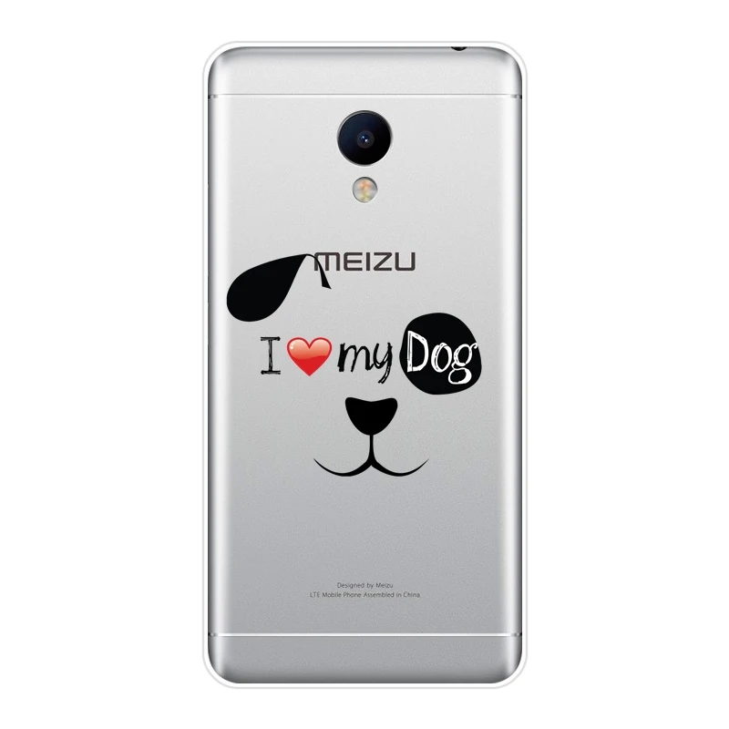 Чехол для Meizu M6 M6S M6T M5 M5C M5S M3 M3S M2 Мягкая силиконовая задняя крышка Note чехол