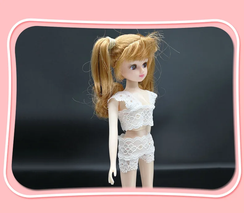 1/6 Одежда для кукол кружевное нижнее белье аксессуары для Барби bjd SD Fr2 MC кукольная Пижама