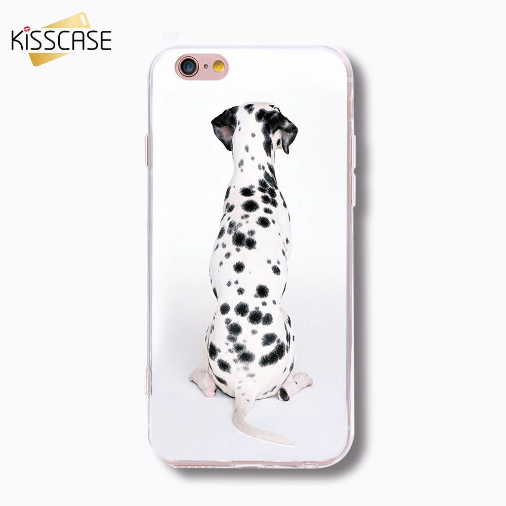 Чехол KISSCASE с забавной собакой для iPhone X 8 7 6 6s Plus чехлы милой хаски телефонов XS Max XR 5S