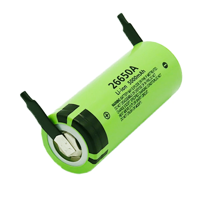 4 шт. Оригинальный аккумулятор для Panasonic 26650A 3.7V5000mAh высокой емкости 26650 литий