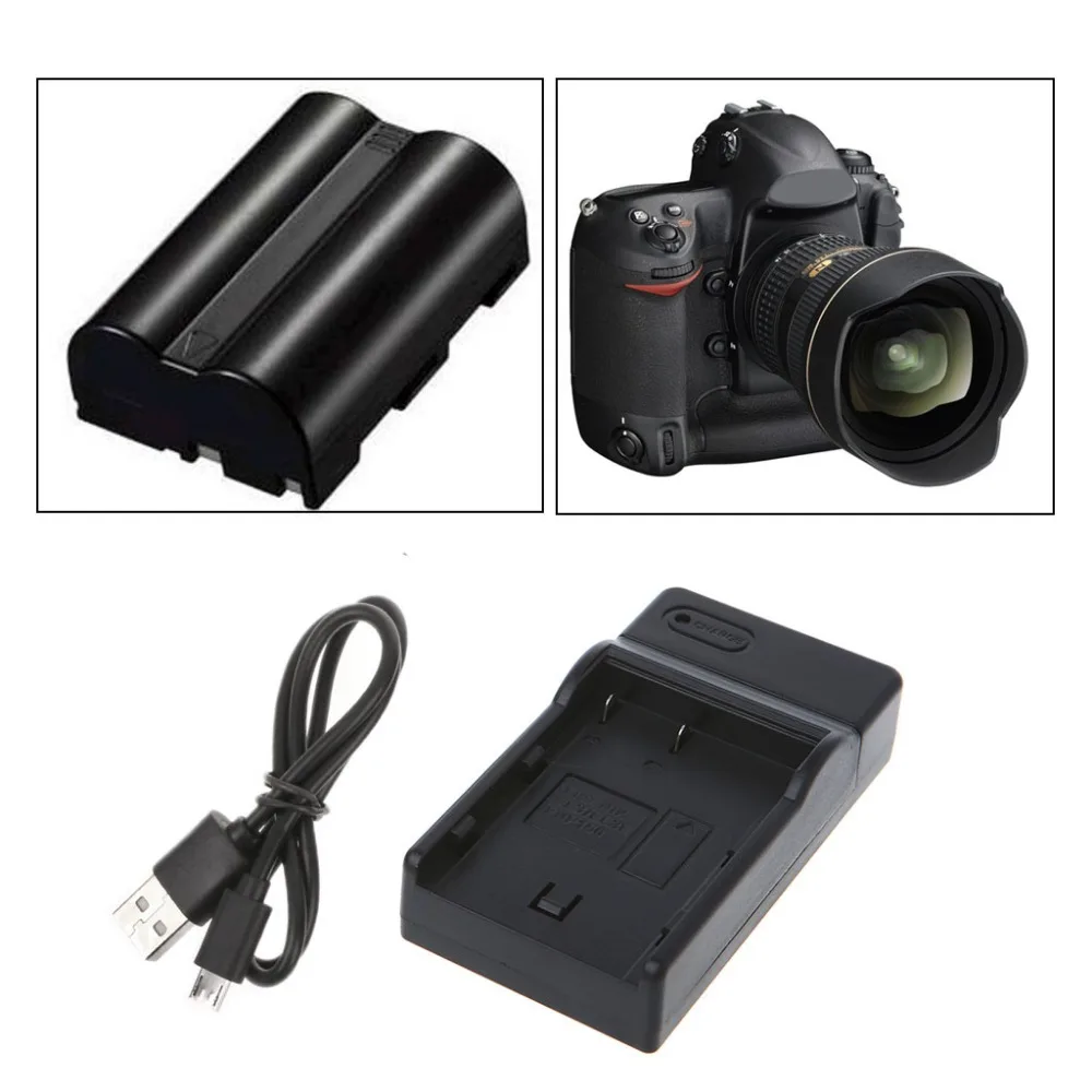 USB Батарея Зарядное устройство для Nikon EN EL3E EL3 D100/100SLR/D50/D70/D70S/D200/D80/D90|charger for nikon|battery
