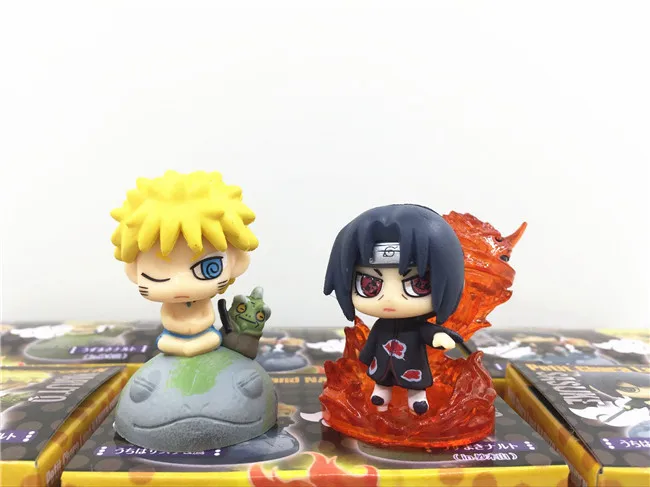 Аниме 6 шт./компл. Наруто орочимару Конан боль Hoshigaki Kisame Sasori Akatsuki члены Uchiha Itachi Sasuke