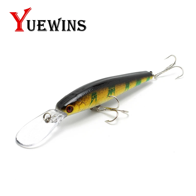 YUEWINS Minnow рыболовная приманка Лазерная твердая isca искусственная 12 5 см 14 г 3D воблер