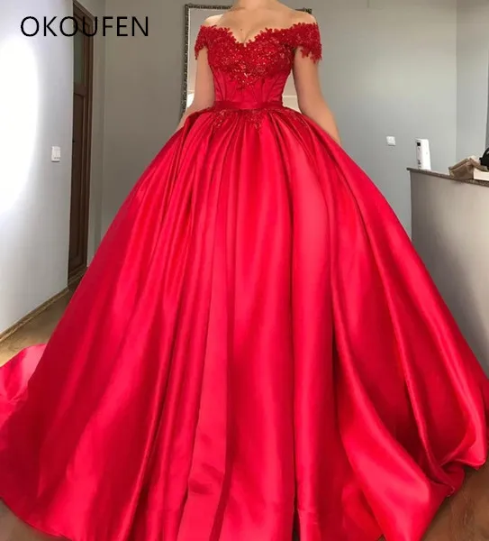 Бальное платье красные платья для девушек Саудовский арабский атласный корсет