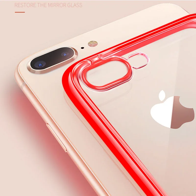 Transparent Shockproof Bumper TPU Silicone Phone Case For iPhone X XS XR Max 8 7 6 6S Plus Clear Protection Back Cover |