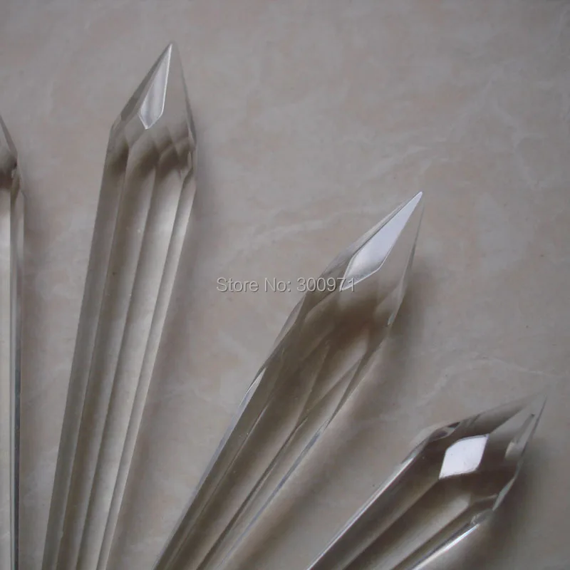 200 шт./лот 55 мм Хрустальный Кристалл U-DROP Призма сосулька для висячих частей