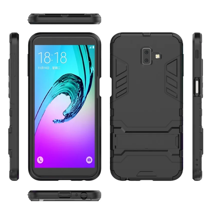 Shockproof Case For Samsung Galaxy J6 J4 Plus J8 2018 M10 M20 M30 J3 J5 J7 2017 J2 Prime Core Kickstand Phone Cover Capa |