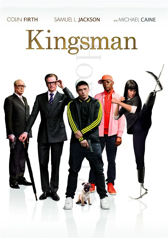 Постеры Kingsman с белым покрытием печать бумаги высокое разрешение украшение для
