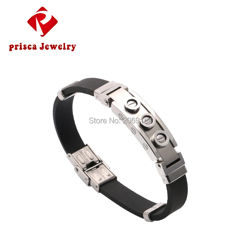 Магнитный золотой браслет модные ювелирные изделия для мужчин из нержавеющей