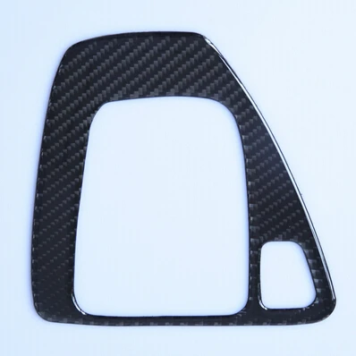 

Car Gear Shift Panel decorative cover trim carbon fiber decal 3D sticker Aluminum alloy Gear box panel for BMW E90 Car Styling