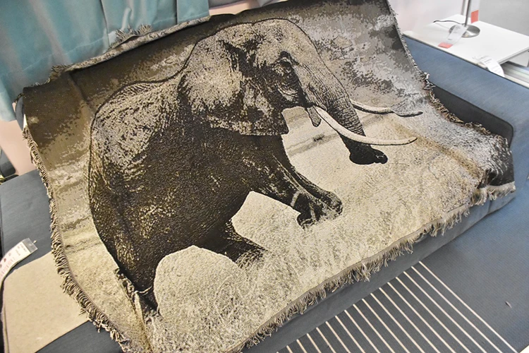 Гобелен с изображением черного и белого слона в африканском стиле одеяло коврик