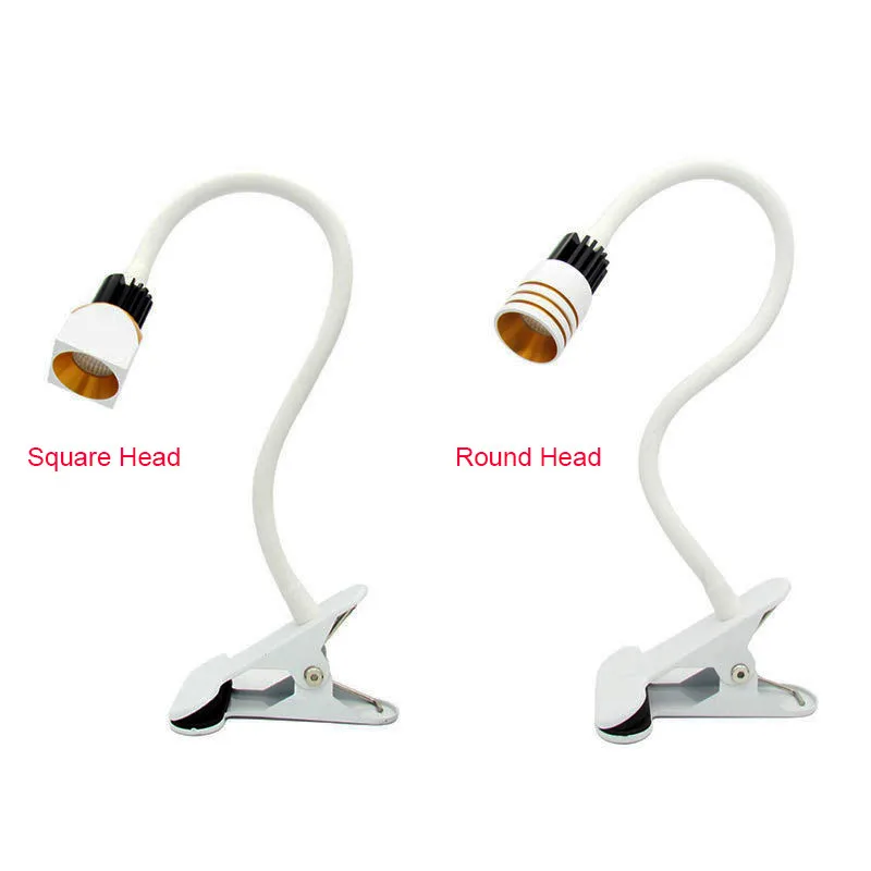 USB led Настольная лампа 3 Вт COB клип на 4 уровня затемнения защита глаз Гибкий